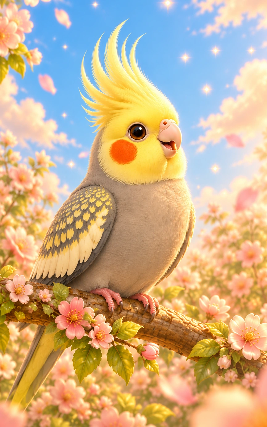 PIO in the warm flower-filled setting of his first book